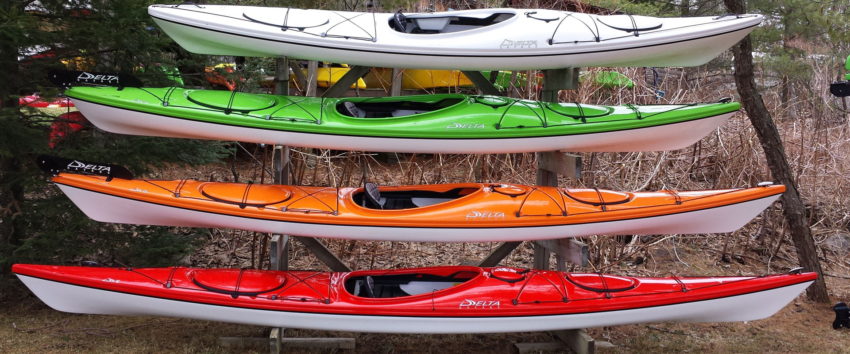 Kayaks on Rack