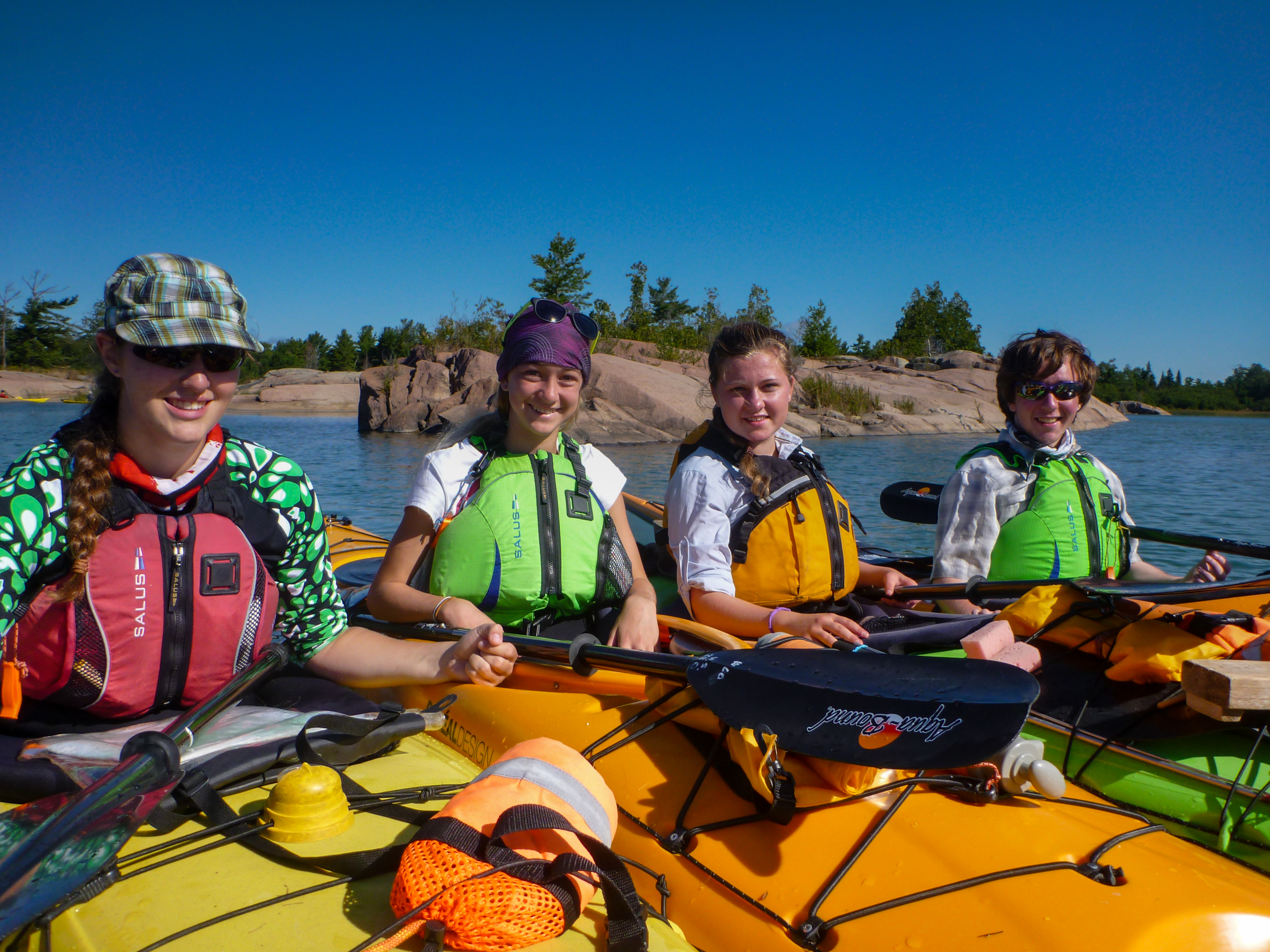 Kayak Trips on Bay White Squall Paddling Centre